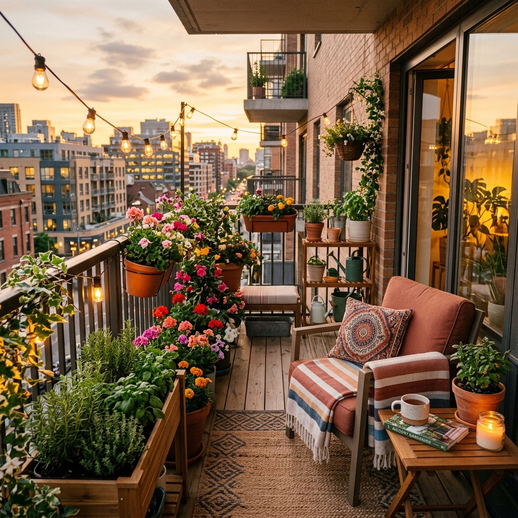 Jak urzadzic maly balkon - praktyczny poradnik — Verdela Premium
